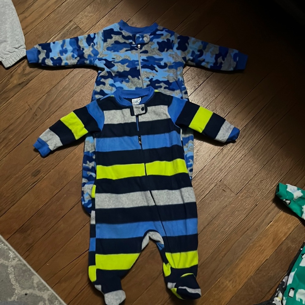 Garanimals fleece sleepers